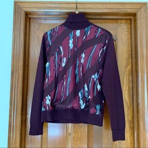 Ferragamo burgundy light knit turtle neck